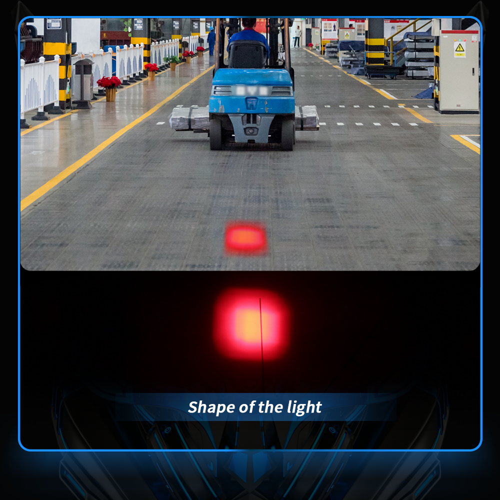 Dual-Projector Red Spot Forklift Projection Light