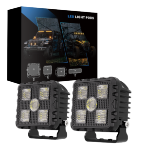 3-Inch Bracket-Mount Off-Road Flood Light Set