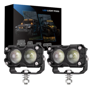 3-Inch Dual-Lens Off-Road Spot Light Set