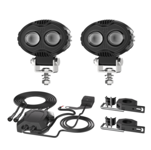 4-Inch Twin-Projector Motorcycle Light Kit