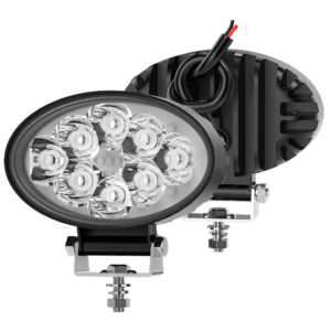 16-Optic Textured Round Spot LED Work Light