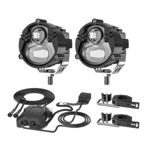 3-Inch Split-Optic Motorcycle Light Kit