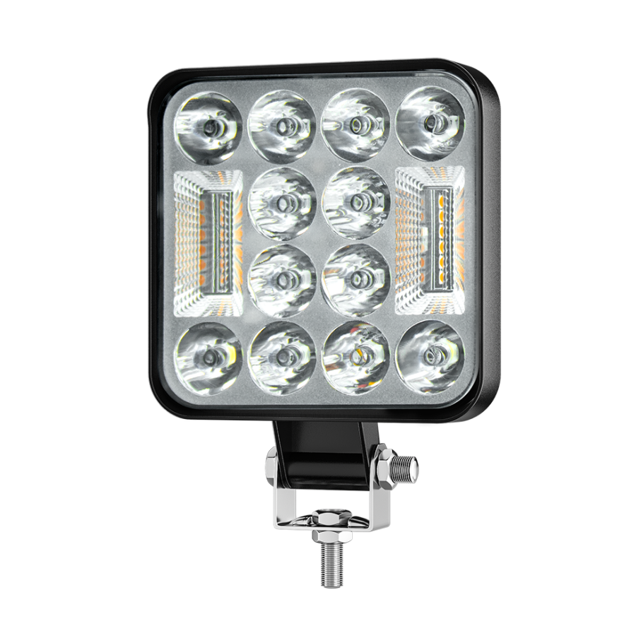 16-Optic Textured Square Spot LED Work Light