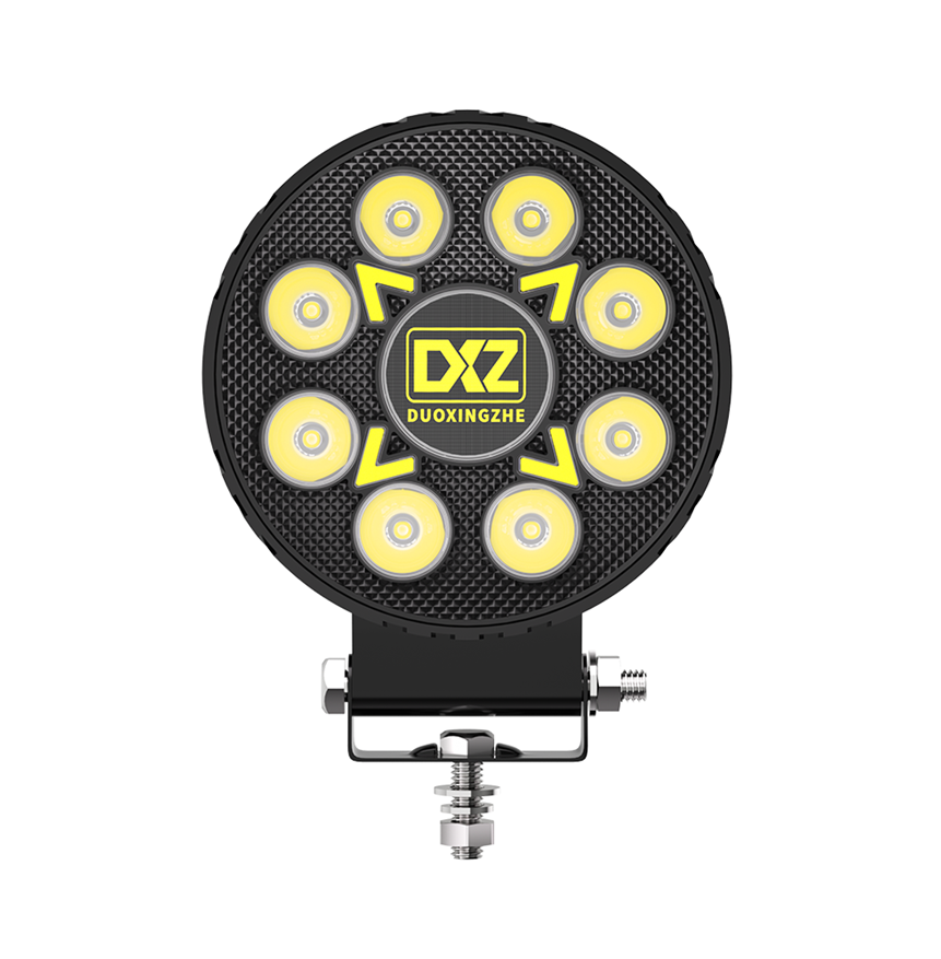 8-Optic Round Branded Spot LED Work Light