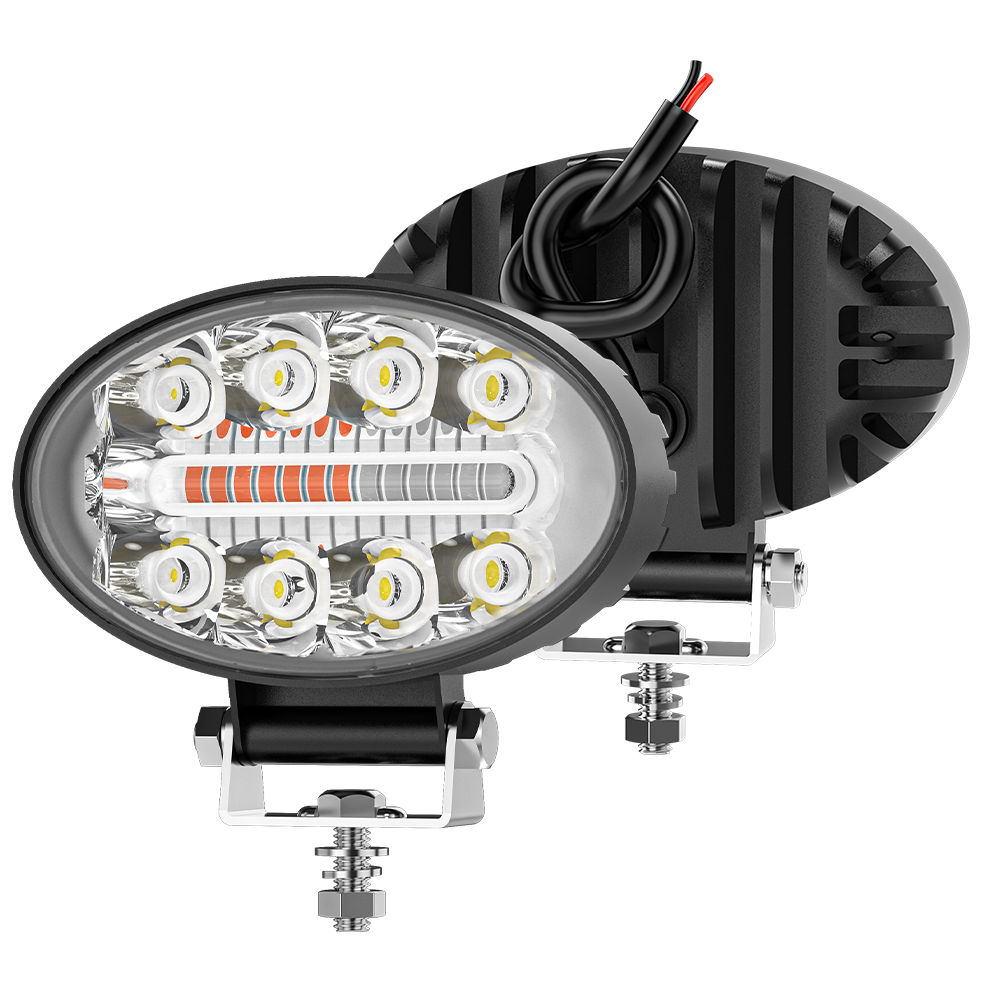 35-Cell Center-Strip DRL Spot LED Work Light