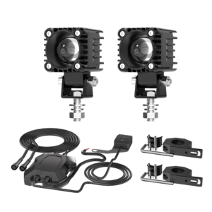 2-Inch Recessed-Optic Motorcycle Light Kit