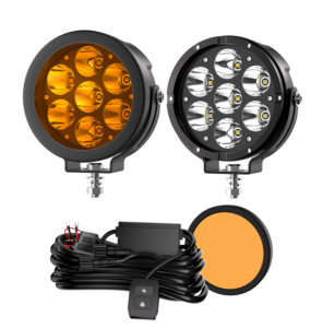 4.5-Inch Mixed-Optic Motorcycle Light Kit