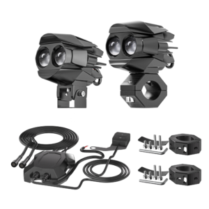 3-Inch Dual-Projector Motorcycle Light Kit