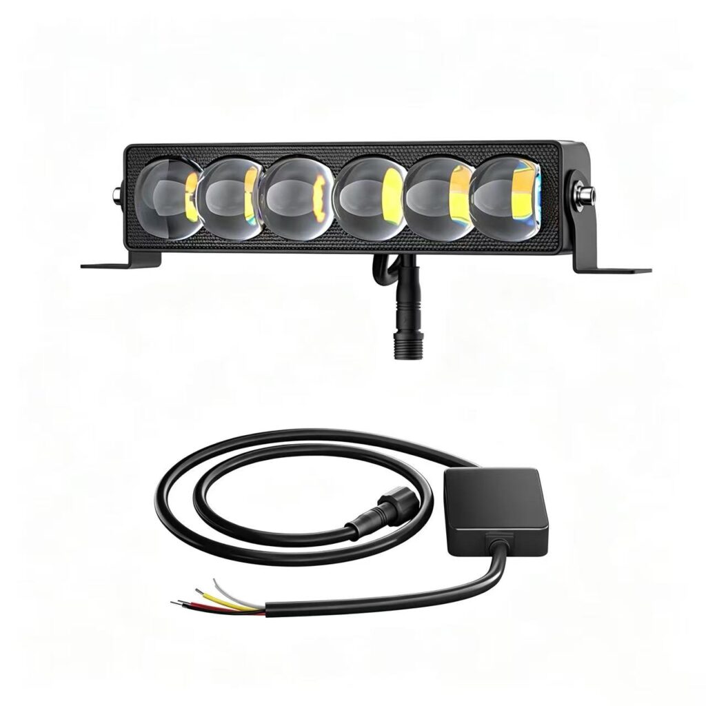 7.5-Inch Six-LED Motorcycle Light Bar