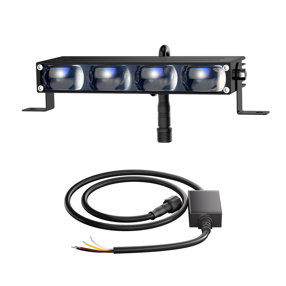 5-Inch Four-Projector Motorcycle Light Bar