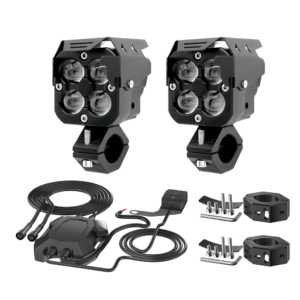 2.5-Inch Four-Optic Motorcycle Light Kit