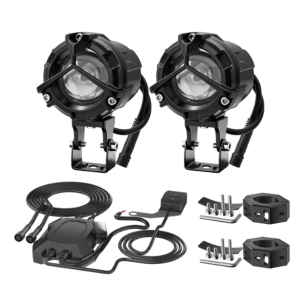 3-Inch Guarded Motorcycle Auxiliary Light Kit