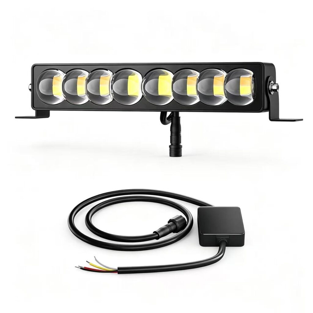 9-Inch Eight-LED Motorcycle Light Bar