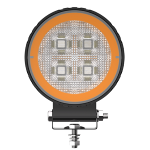 16-Cell Four-Module Amber-Ring Flood LED Work Light