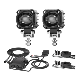 2-Inch Compact Motorcycle Auxiliary Light Kit