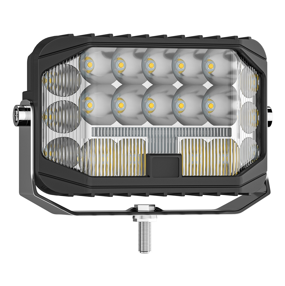10-Optic Chevron-Ring DRL Spot LED Work Light