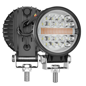 11-Optic Twin-Arrow Amber-DRL Spot LED Work Light