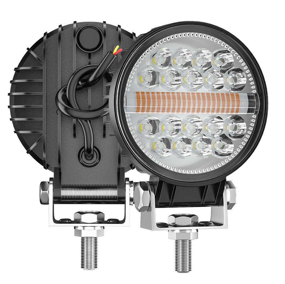 11-Optic Twin-Arrow Amber-DRL Spot LED Work Light