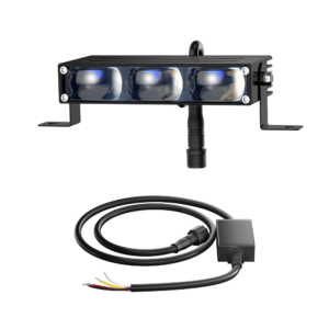 4-Inch Triple-Projector Motorcycle Light Bar