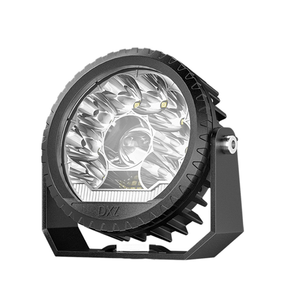 25-Cell Center-Projector Amber-Ring Flood LED Work Light