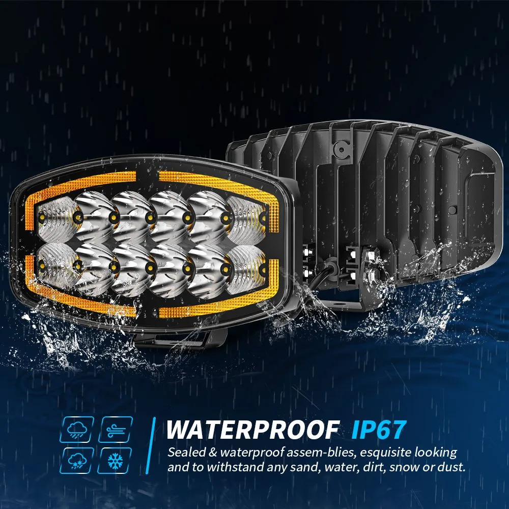 10-Inch Perimeter-DRL LED Driving Light