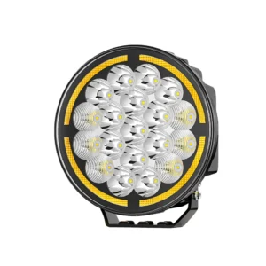 9-Inch Round Multi-Optic LED Driving Light with DRL