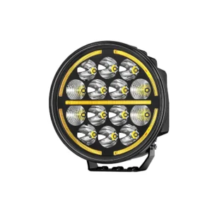 7-Inch Round Multi-Reflector LED Driving Light with DRL