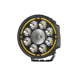 7-Inch Round Center-Projector LED Driving Light with DRL