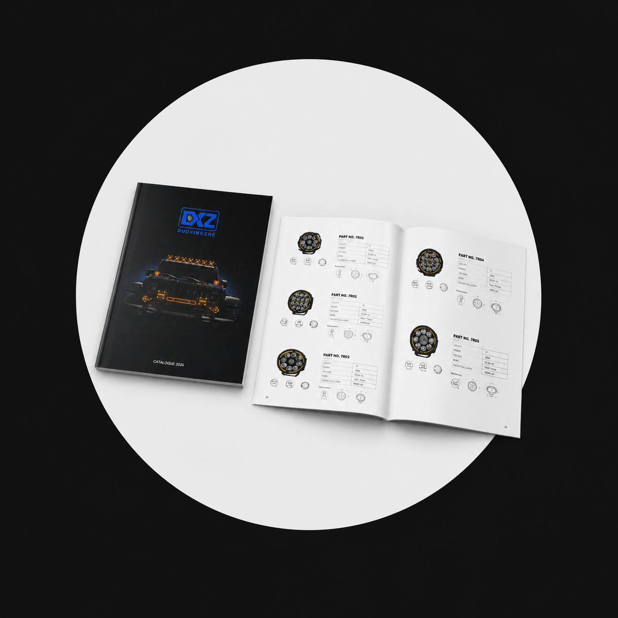 DXZ 2026 automotive lighting catalog