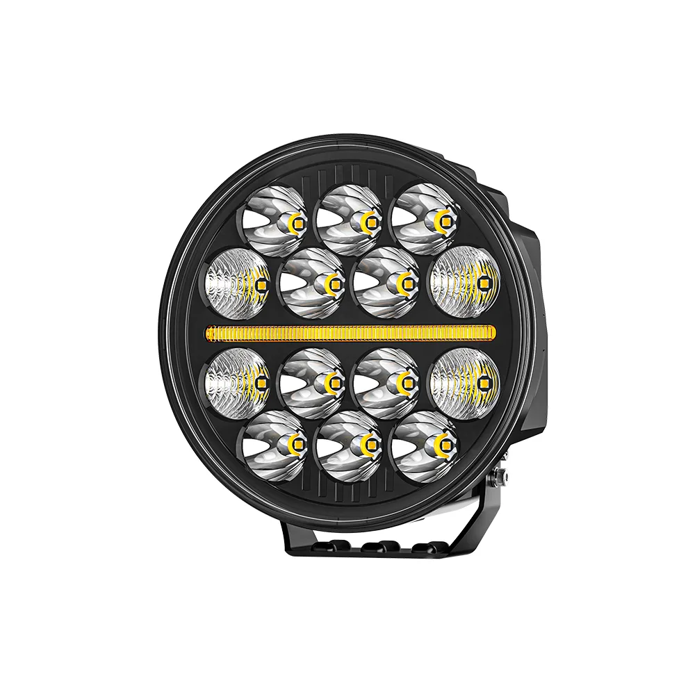 7-Inch Round Dual-Row LED Driving Light with DRL