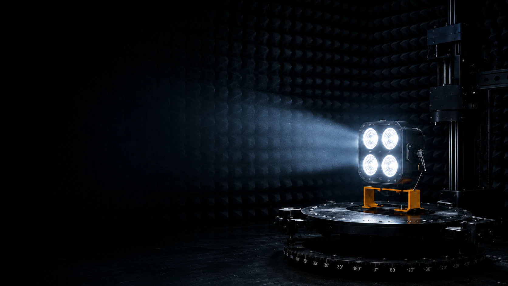 DXZ photometric testing in a dark room