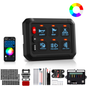 6-Gang 60A Wireless Remote Switch Panel – P1YP-6