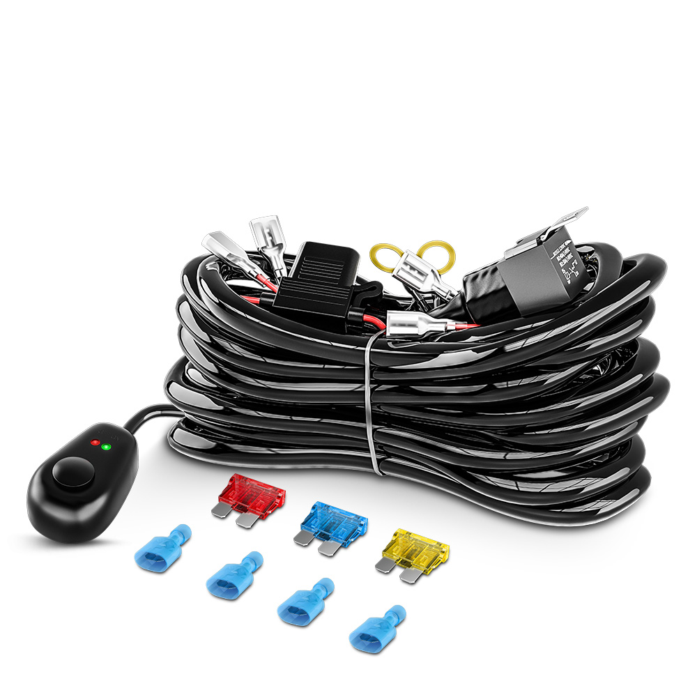 12V 30A Dual-Output LED Light Wiring Harness – XS-PT-2