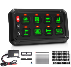 8-Gang 60A Auxiliary Switch Panel – P1S-JDQ-8