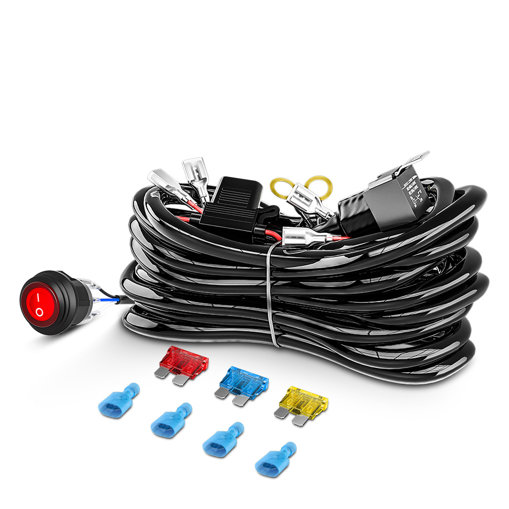 12V 30A Dual-Output LED Light Wiring Harness – XS-YX-2